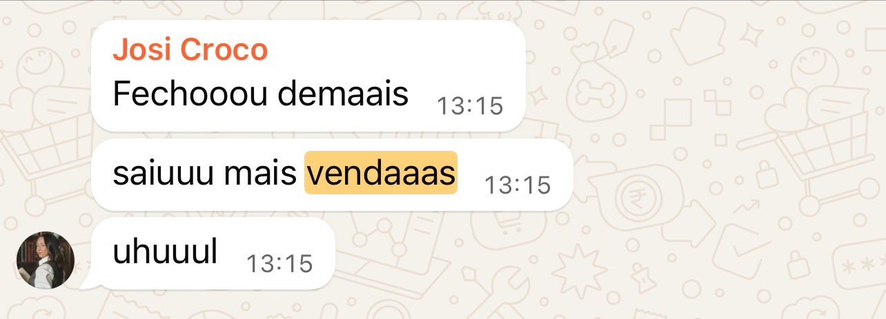Depoimento de cliente comemorando vendas (4 de 7)