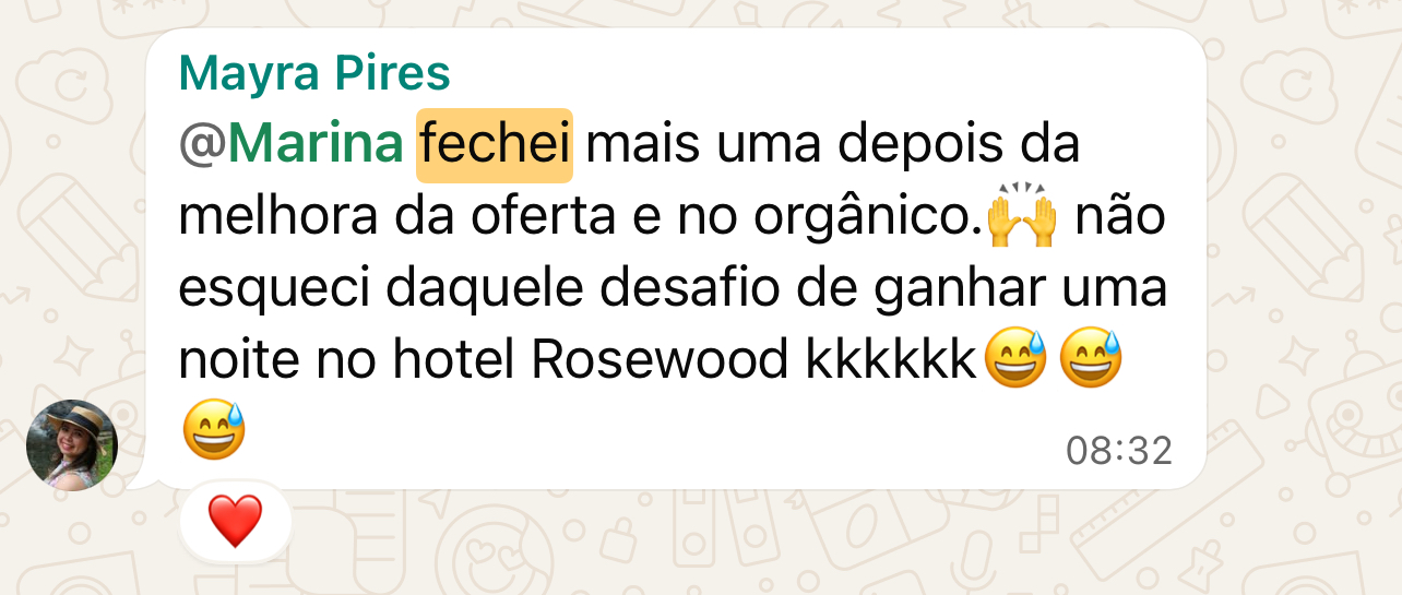 Depoimento de cliente comemorando vendas (6 de 7)